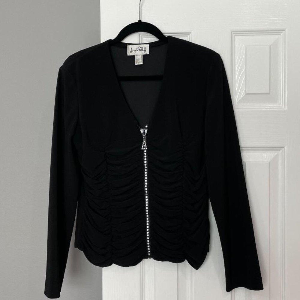 joseph ribkoff size 10 cocktail jacket/blouse. Like New!